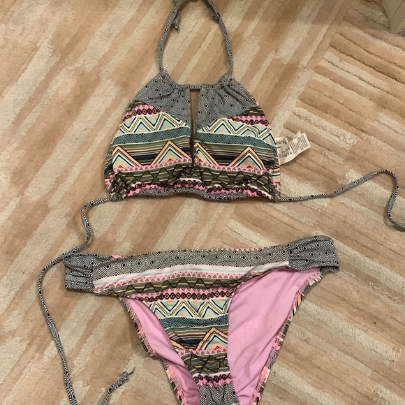Bikini Lab geometric print bikini - Picture 1 of 6
